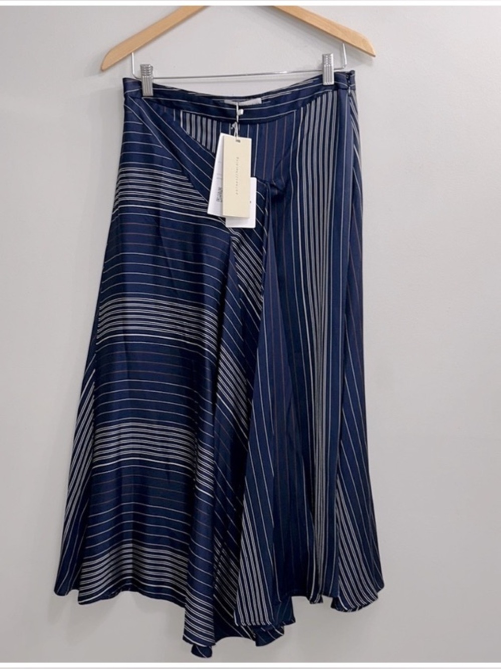 Palmer//Harding enata midi striped skirt